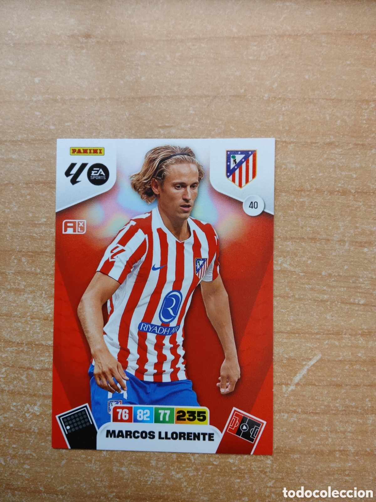Football Stickers: 40 MARCOS LLORENTE ATLETICO MADRID ADRENALYN XL LIGA 2025 2026
