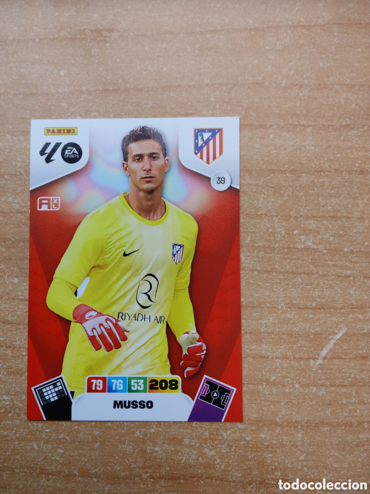 Football Stickers: 39 MUSSO ATLETICO MADRID ADRENALYN XL LIGA 2025 2026