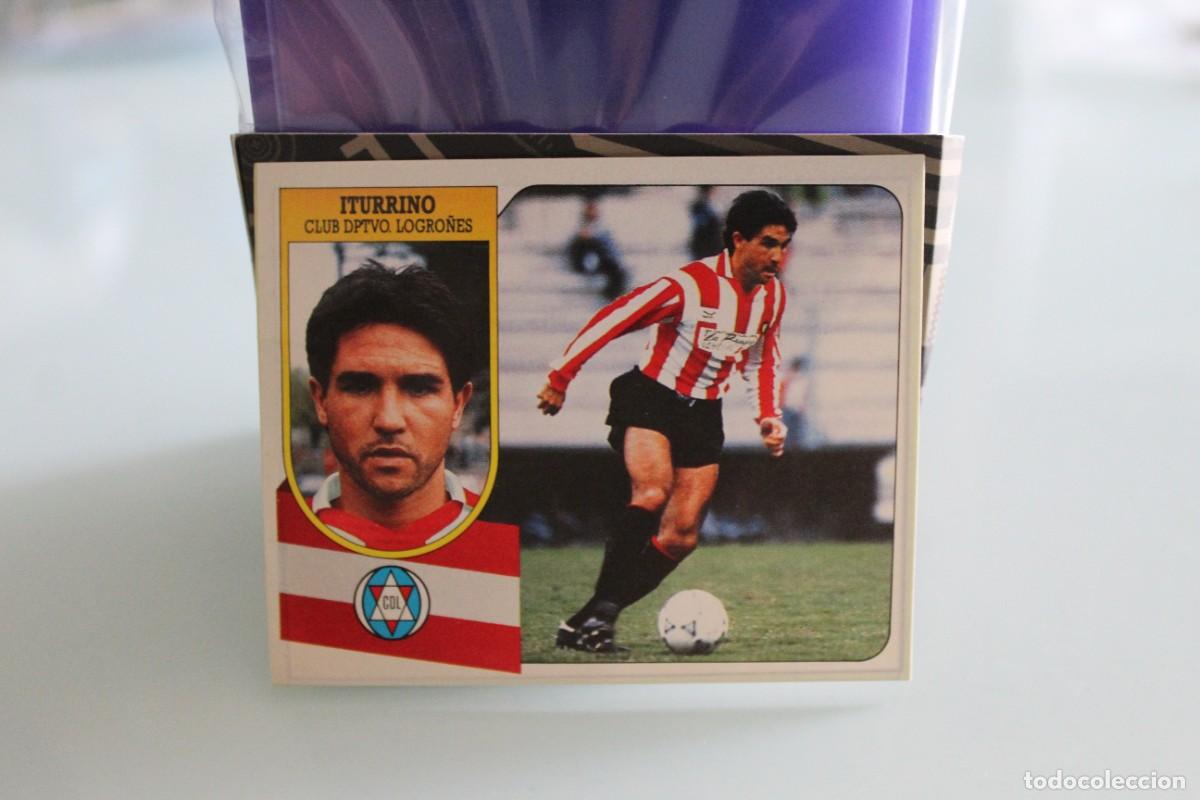 Football Stickers: ESTE 91 92 ITURRINO FICHAJE N&ordm; 16 RECUPERADO DE &Aacute;LBUM