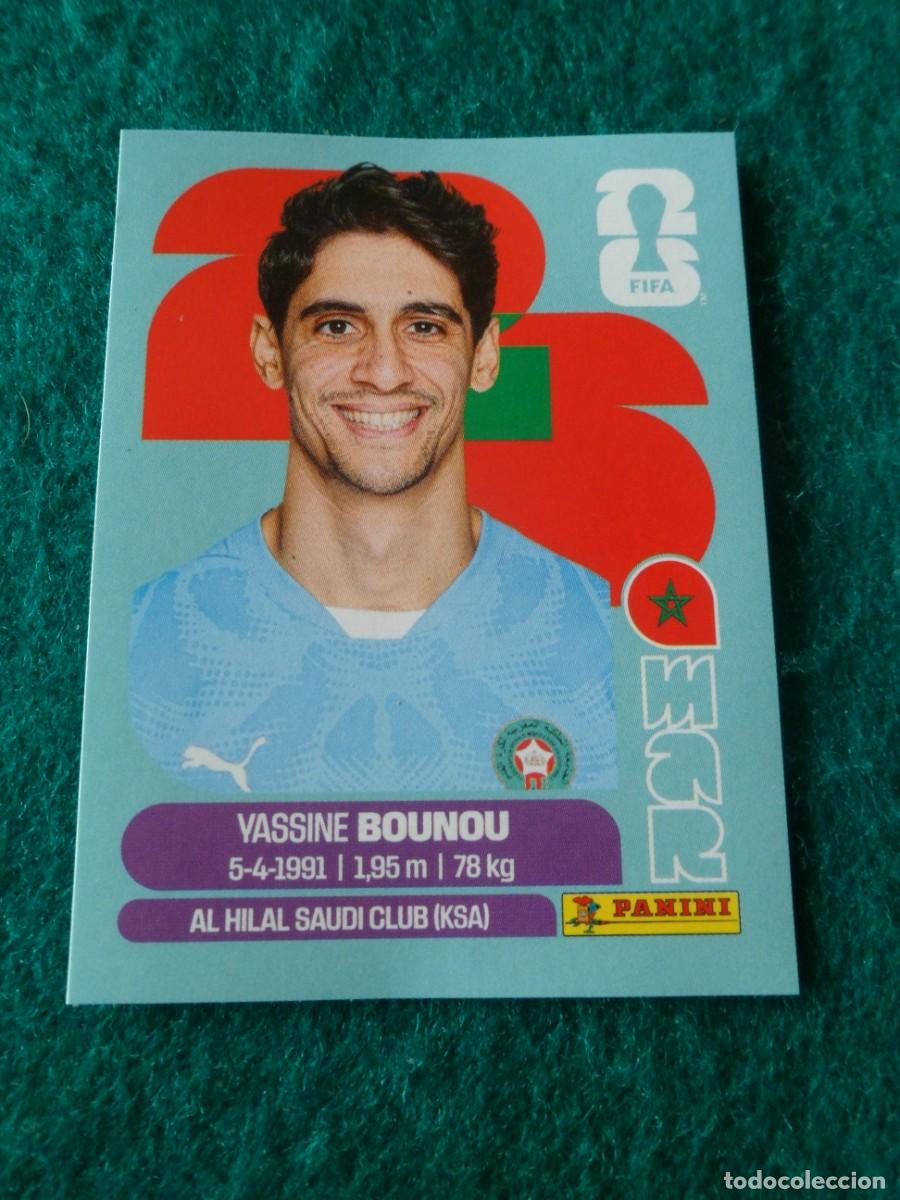 Fu&szlig;ball-Sticker: CROMO FIFA WORLD CUP 2026. PANINI. YASSINE BOUNOU. MAR 2