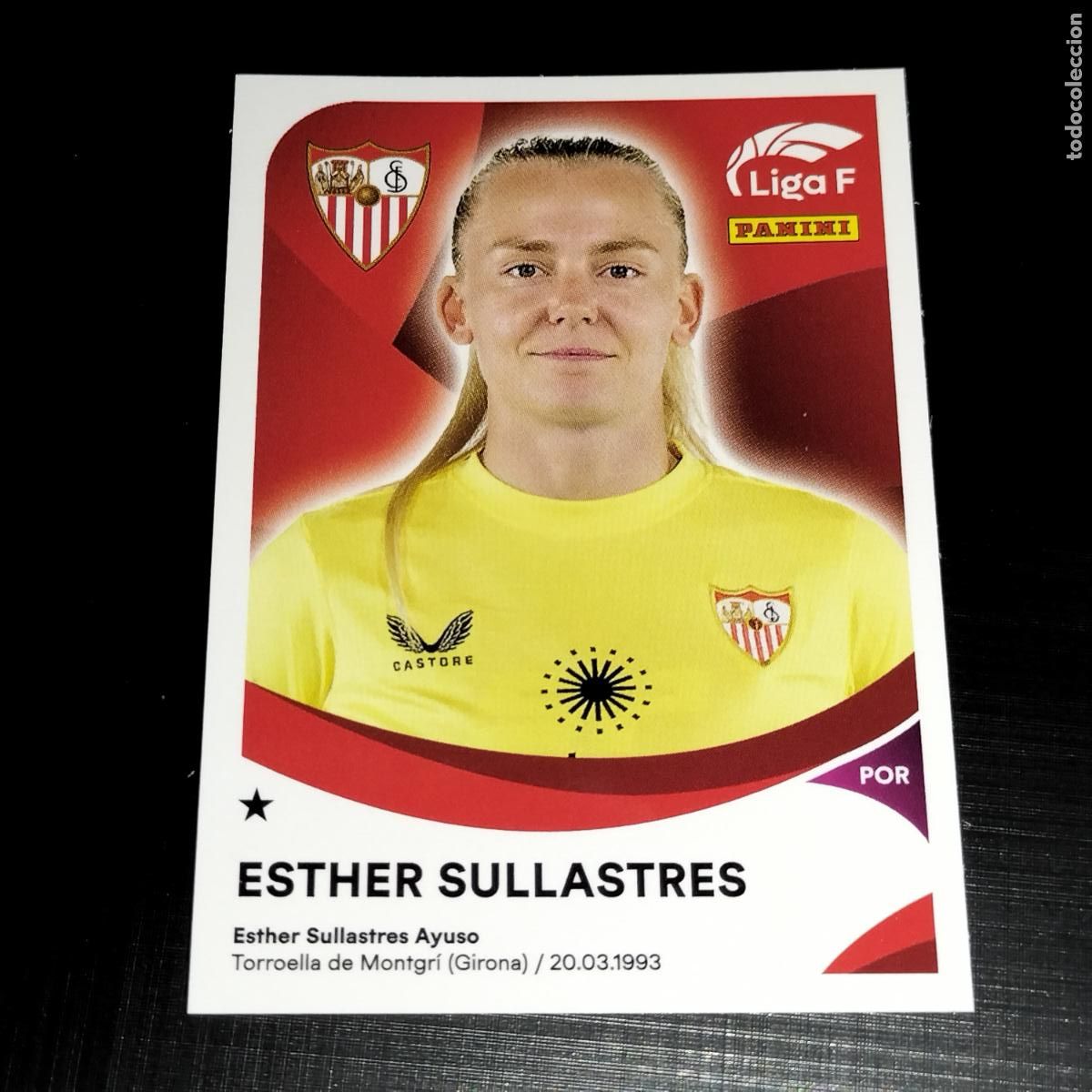 Figurine di Calcio: 284 ESTHER SULLASTRES SEVILLA CROMOS LIGA F FEMENINA PANINI 2024 2025 24 25