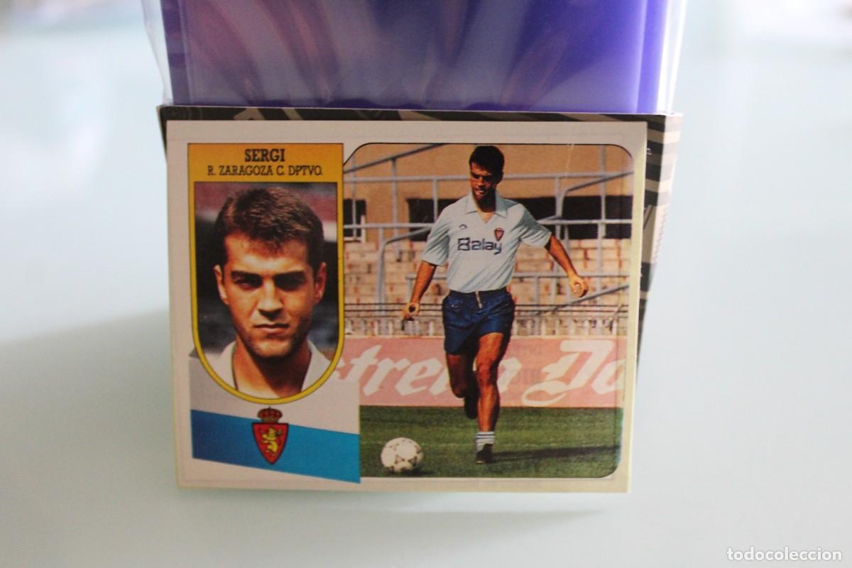 Cromos de f&uacute;tbol: ESTE 91 92 SERGI FICHAJE N&ordm; 7 RECUPERADO DE &Aacute;LBUM