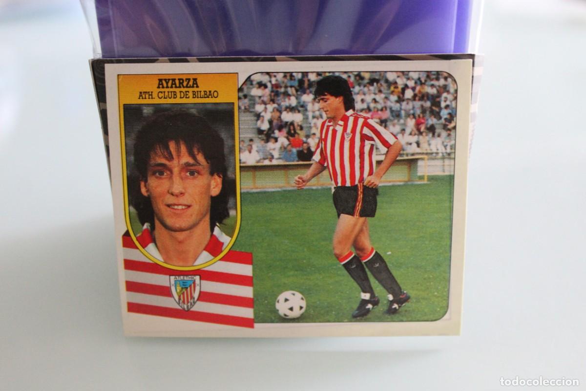 Cromos de f&uacute;tbol: ESTE 91 92 AYARZA FICHAJE N&ordm; 10 RECUPERADO DE &Aacute;LBUM