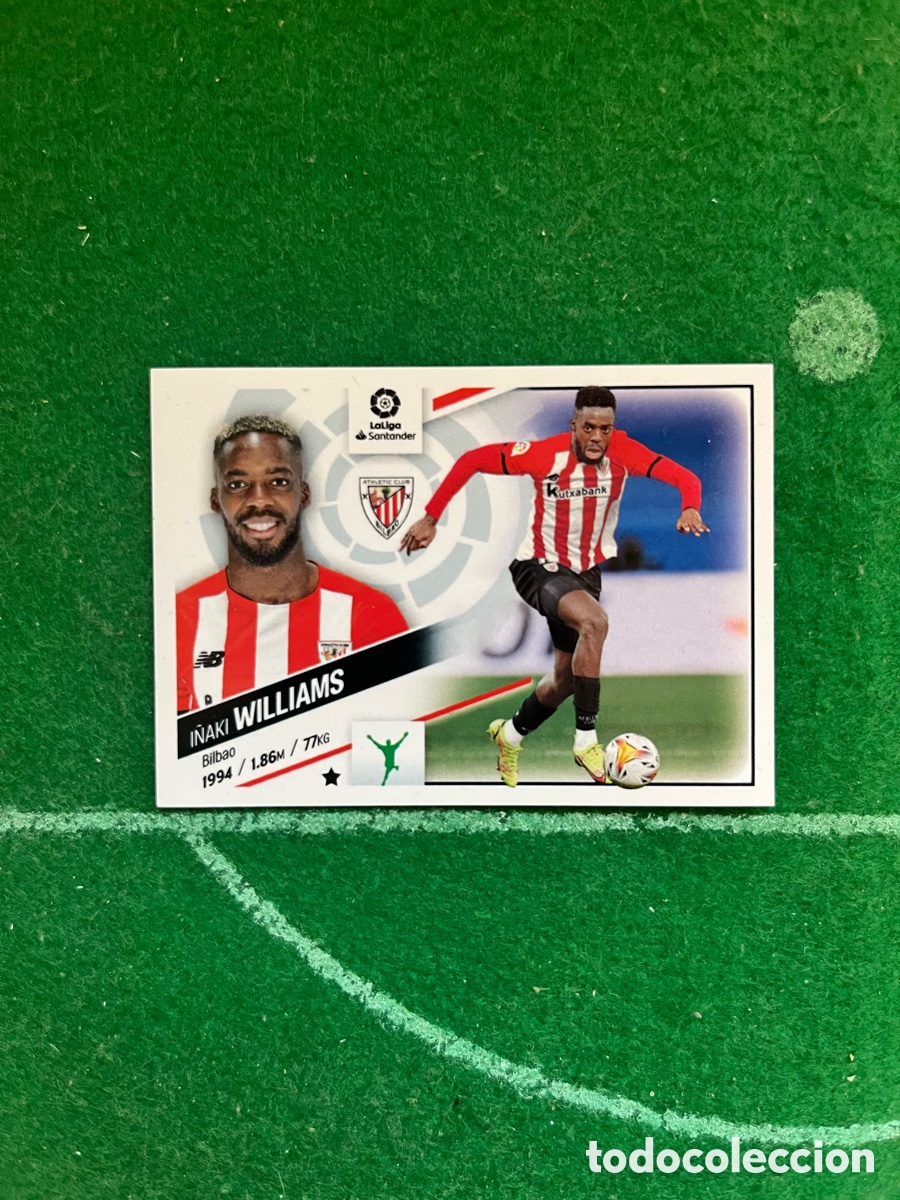 Cromos de f&uacute;tbol: 19 I&Ntilde;AKI WILLIAMS ATHLETIC DE BILBAO LIGA ESTE 2022 2023 PANINI