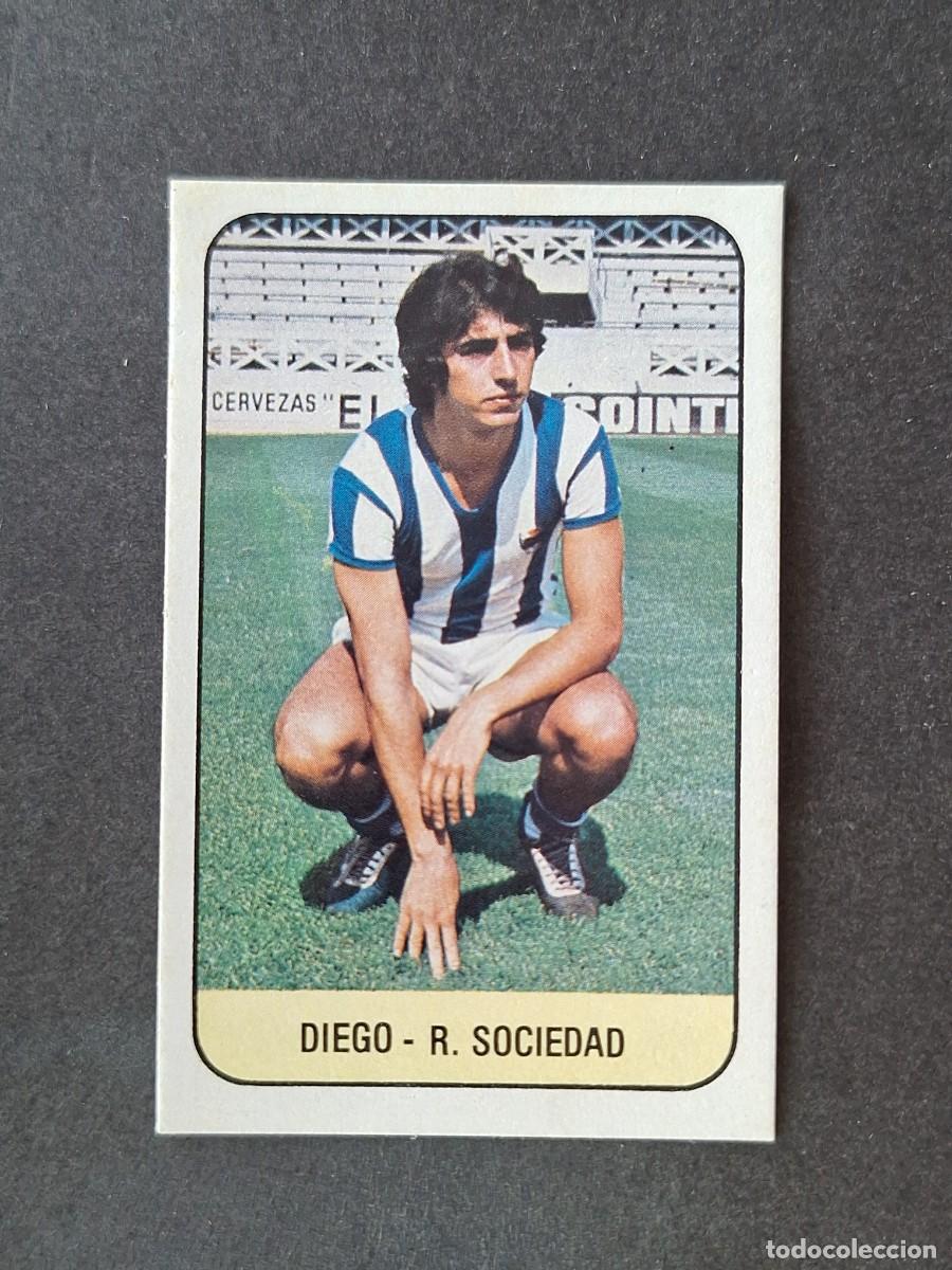 Cromos de f&uacute;tbol: L3 DIEGO REAL SOCIEDAD LIGA ESTE 1978 1979 78 79 DESPEGADO RECUPERADO