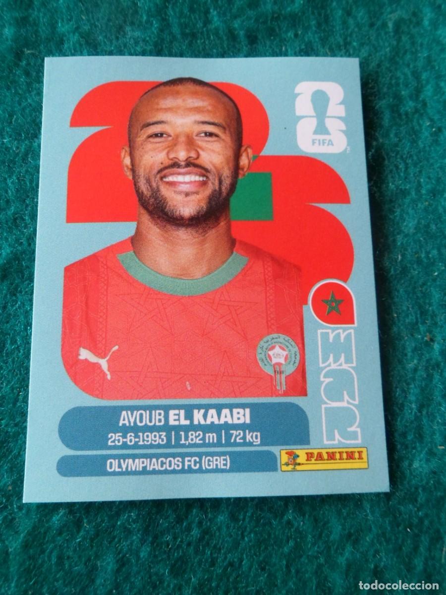 Cromos de f&uacute;tbol: CROMO FIFA WORLD CUP 2026. PANINI. AYOUB EL KAABI. MAR 20