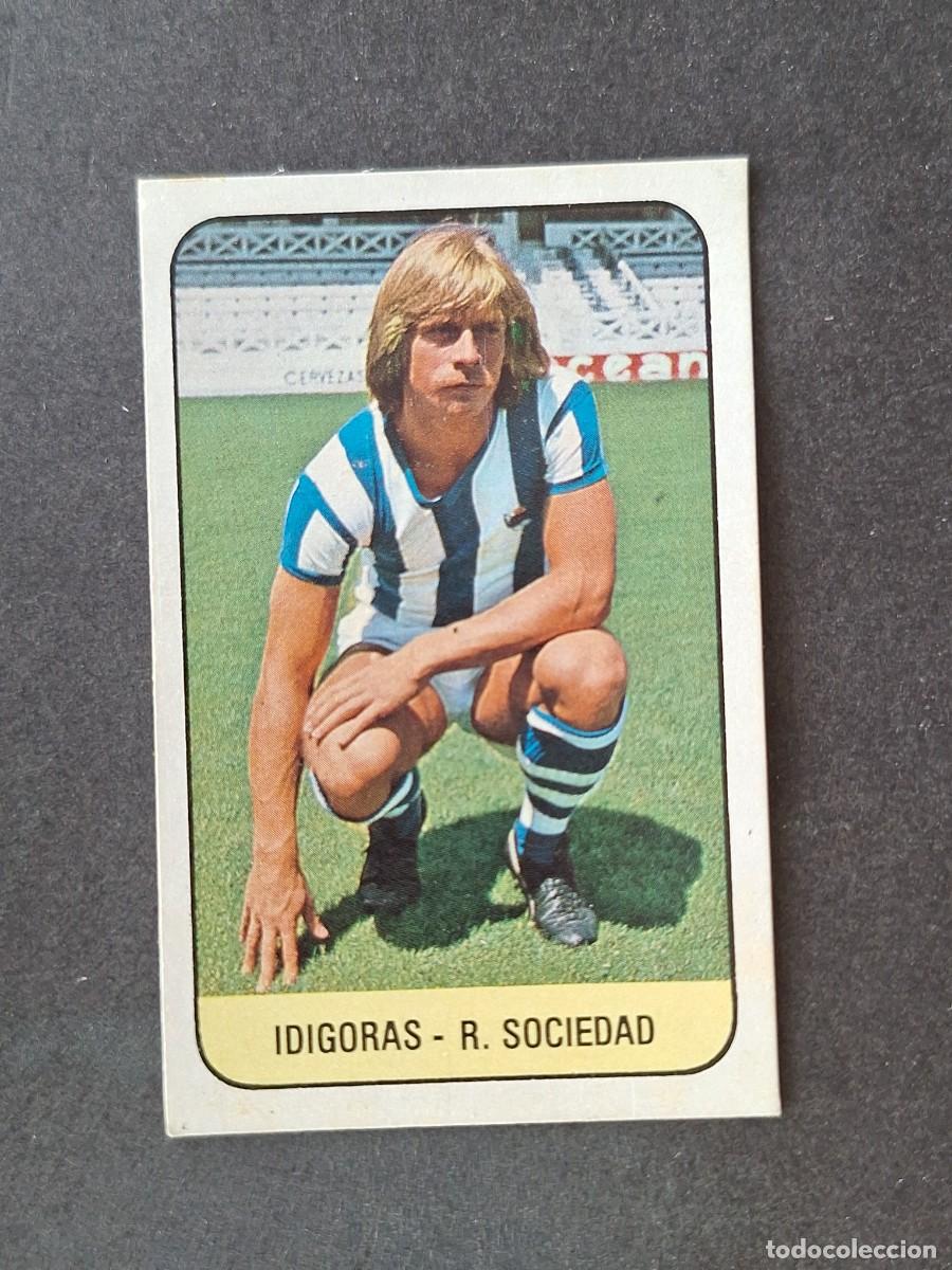 Cromos de f&uacute;tbol: L3 IDIGORAS REAL SOCIEDAD LIGA ESTE 1978 1979 78 79 DESPEGADO RECUPERADO