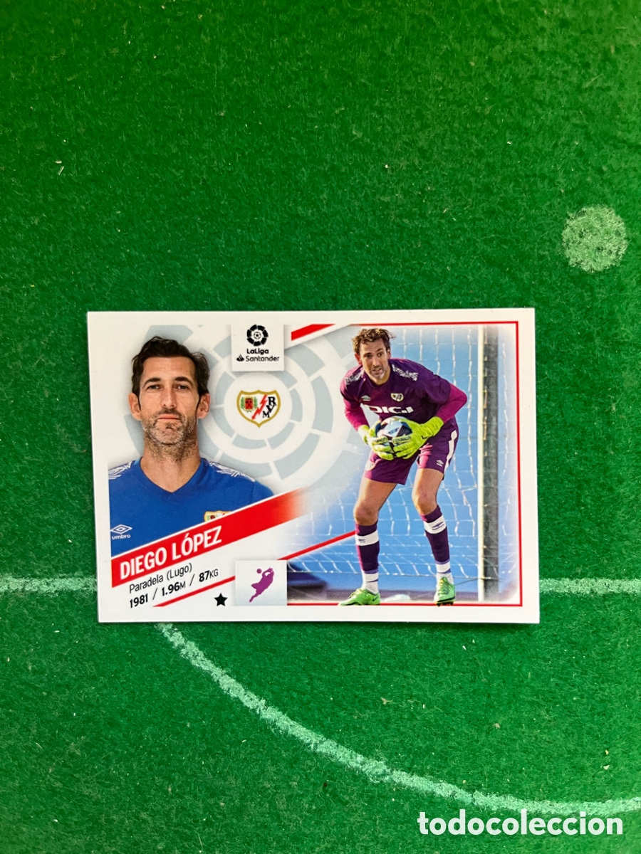 Cromos de f&uacute;tbol: 4 DIEGO L&Oacute;PEZ RAYO VALLECANO LIGA ESTE 2022 2023 PANINI