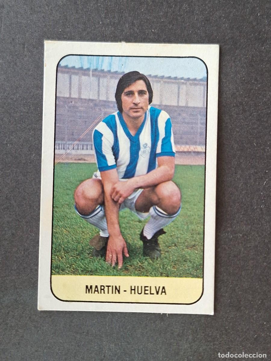 Cromos de f&uacute;tbol: L3 MARTIN RECREATIVO DE HUELVA LIGA ESTE 1978 1979 78 79 DESPEGADO RECUPERADO