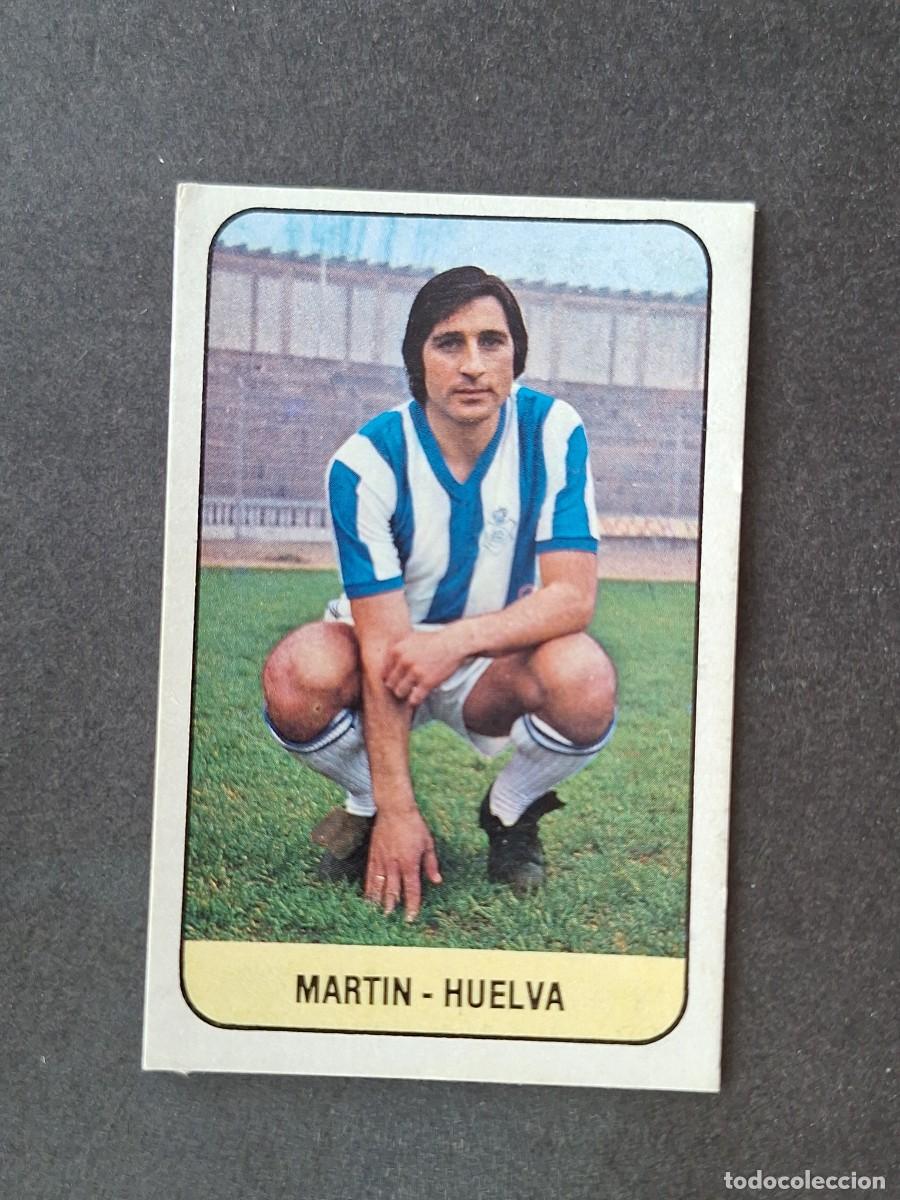 Cromos de f&uacute;tbol: L3 MARTIN RECREATIVO DE HUELVA LIGA ESTE 1978 1979 78 79 DESPEGADO RECUPERADO