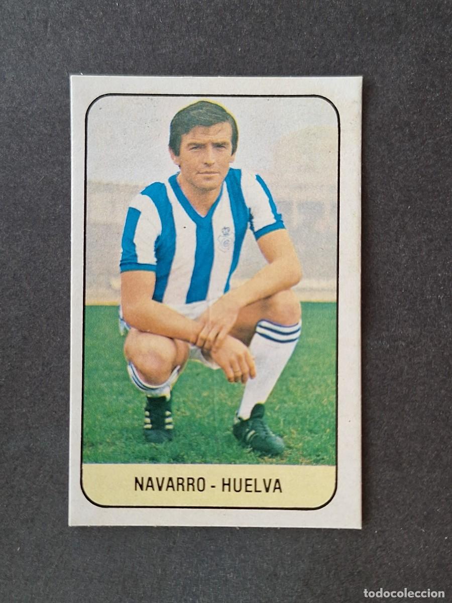 Cromos de f&uacute;tbol: L3 NAVARRO RECREATIVO DE HUELVA LIGA ESTE 1978 1979 78 79 DESPEGADO RECUPERADO