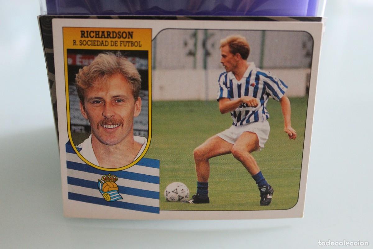 Cromos de f&uacute;tbol: ESTE 91 92 RICHARDSON BAJA RECUPERADO DE &Aacute;LBUM