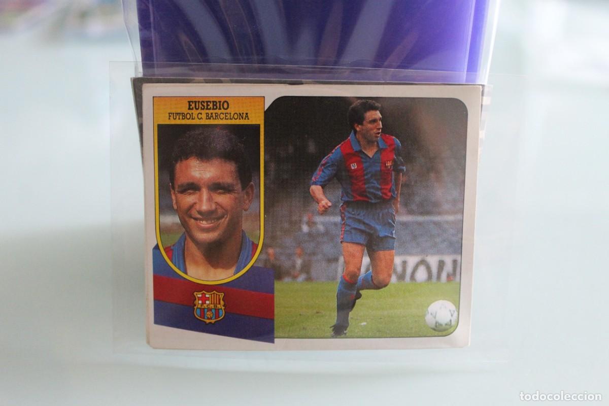 Cromos de f&uacute;tbol: ESTE 91 92 EUSEBIO RECUPERADO DE &Aacute;LBUM