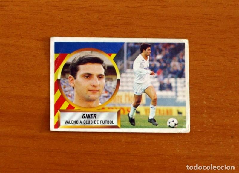 Cromos de f&uacute;tbol: Valencia - Giner N&ordm; 3 - Ediciones Este Liga 1988-1989, 88-89 - Cromo nunca pegado