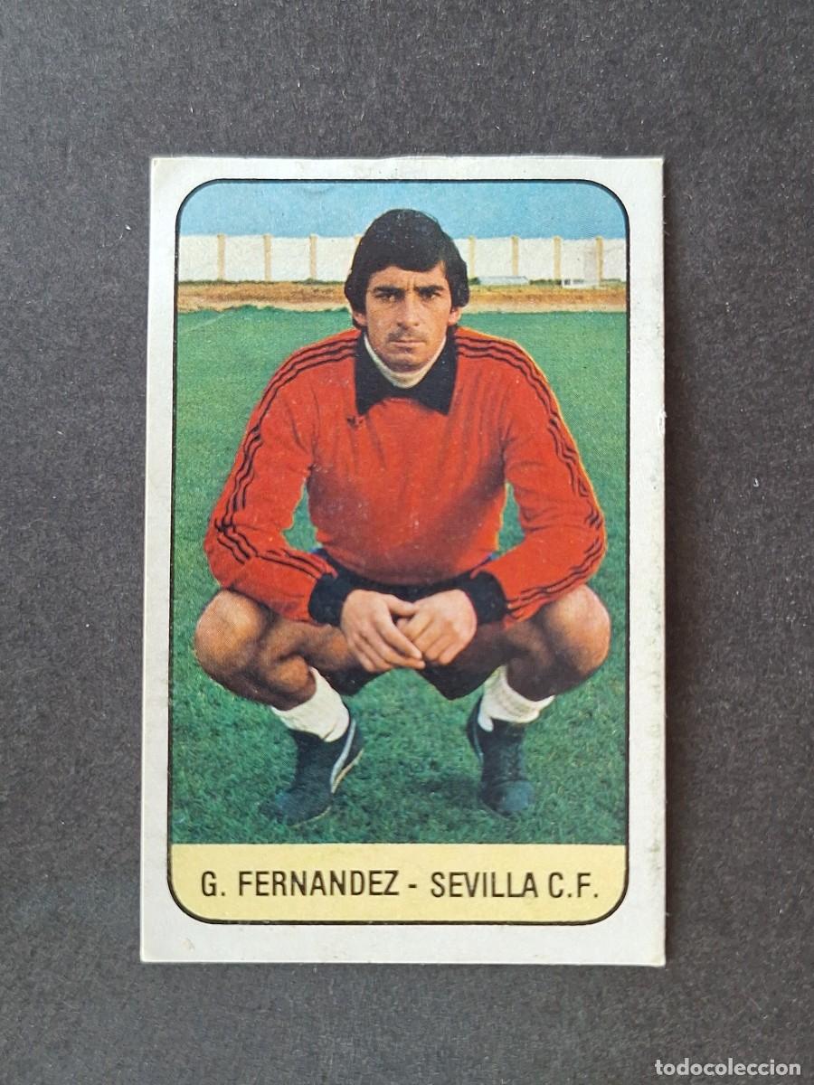 Cromos de f&uacute;tbol: L3 GUSTAVO FERNANDEZ SEVILLA C. F. LIGA ESTE 1978 1979 78 79 DESPEGADO RECUPERADO