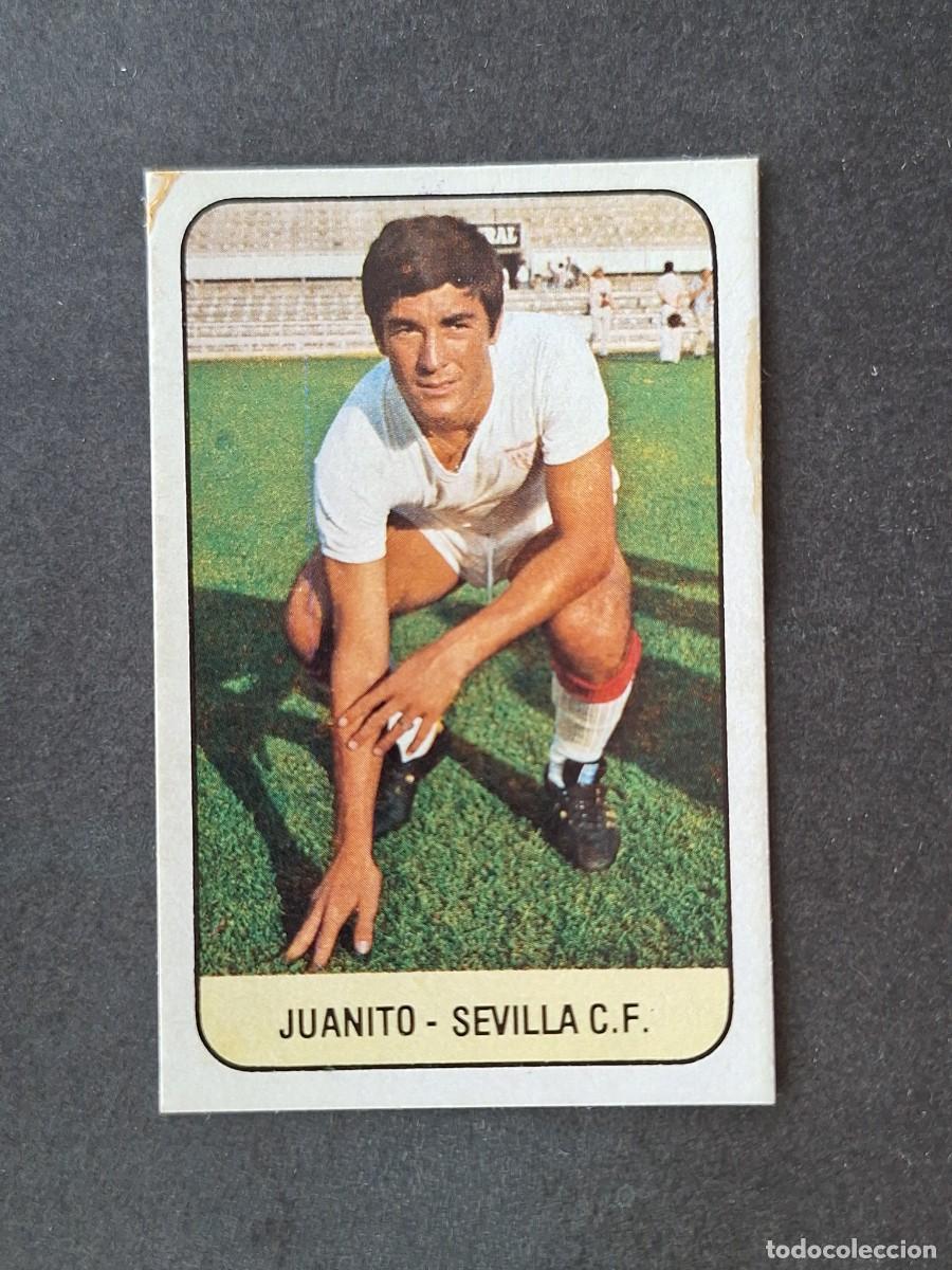 Cromos de f&uacute;tbol: L3 JUANITO SEVILLA C. F. LIGA ESTE 1978 1979 78 79 DESPEGADO RECUPERADO