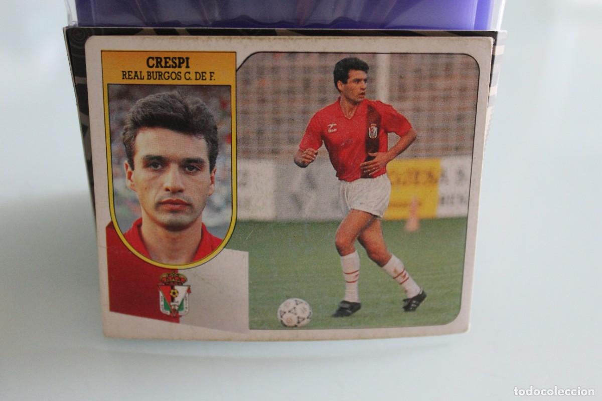 Cromos de f&uacute;tbol: ESTE 91 92 CRESP&Iacute; COLOCA SIN PEGAR
