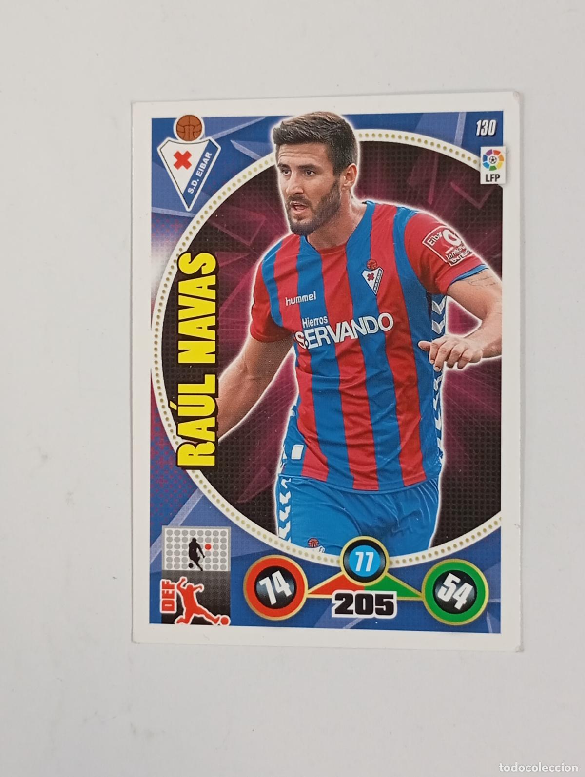 Cromos de f&uacute;tbol: CROMO TARJETA ADRENALYN. LIGA 2014-15. RA&Uacute;L NAVAS. EIBAR. TDKP29Y