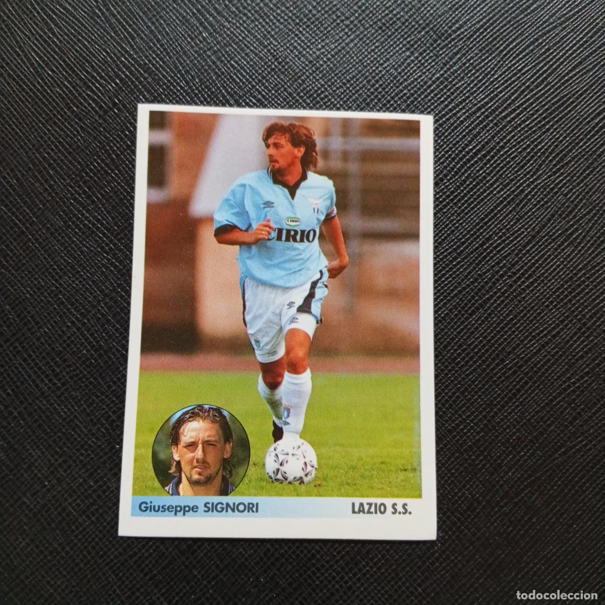 Cromos de f&uacute;tbol: 153 SIGNORI LAZIO PANINI 1996 1997 LOS MEJORES EQUIPOS DE EUROPA 96 97 - SIN PEGAR - A62 PG1