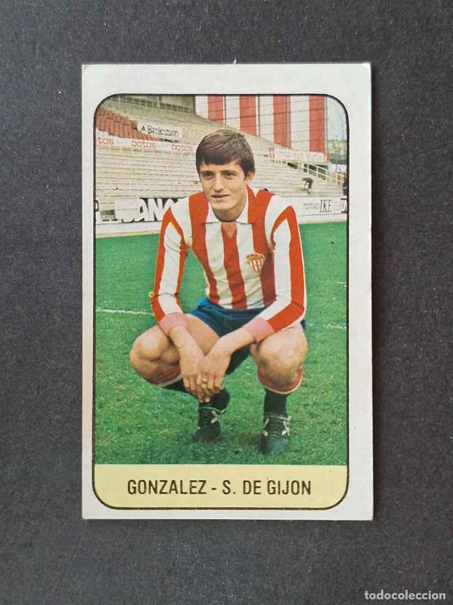 Cromos de f&uacute;tbol: L3 GONZALEZ SPORTING DE GIJON LIGA ESTE 1978 1979 78 79 DESPEGADO RECUPERADO
