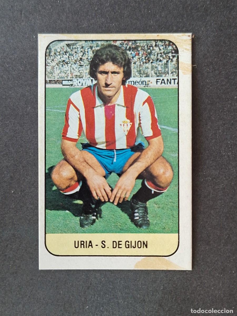 Football Stickers: L3 URIA SPORTING DE GIJON LIGA ESTE 1978 1979 78 79 DESPEGADO RECUPERADO