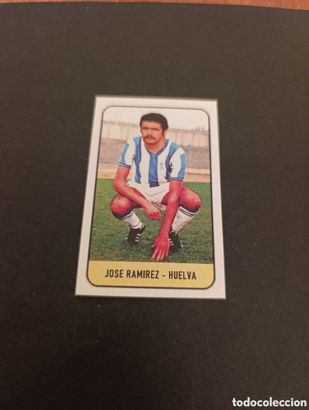 Figurine di Calcio: Cromo Jos&eacute; Ram&iacute;rez Recreativo de Huelva Liga Este 78 79, ampliaci&oacute;n de la colecci&oacute;n.