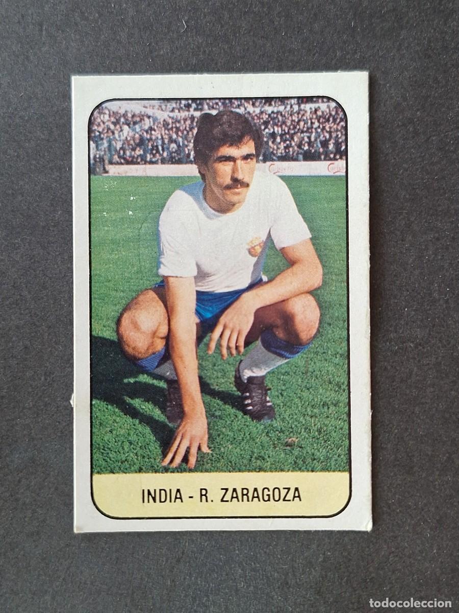 Cromos de f&uacute;tbol: L3 INDIA REAL ZARAGOZA LIGA ESTE 1978 1979 78 79 DESPEGADO RECUPERADO