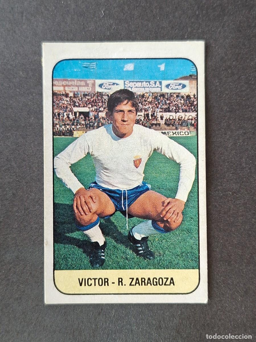 Cromos de f&uacute;tbol: L3 VICTOR REAL ZARAGOZA LIGA ESTE 1978 1979 78 79 DESPEGADO RECUPERADO