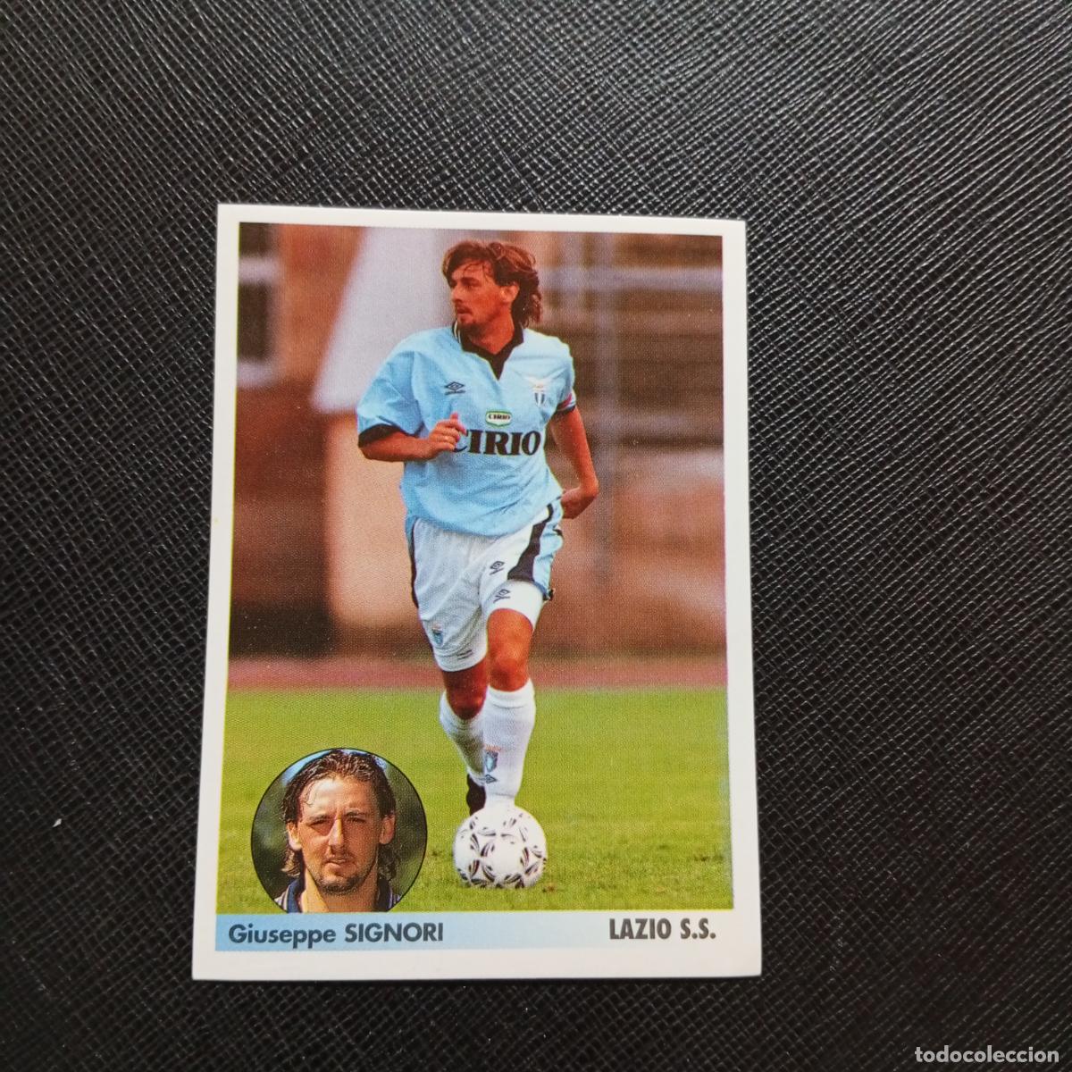 Cromos de f&uacute;tbol: 153 SIGNORI LAZIO PANINI 1996 1997 LOS MEJORES EQUIPOS DE EUROPA 96 97 - SIN PEGAR - A62 PG19