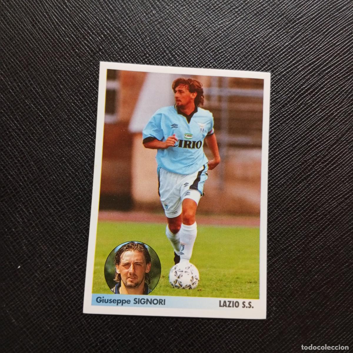 Cromos de f&uacute;tbol: 153 SIGNORI LAZIO PANINI 1996 1997 LOS MEJORES EQUIPOS DE EUROPA 96 97 - SIN PEGAR - A62 PG19 B