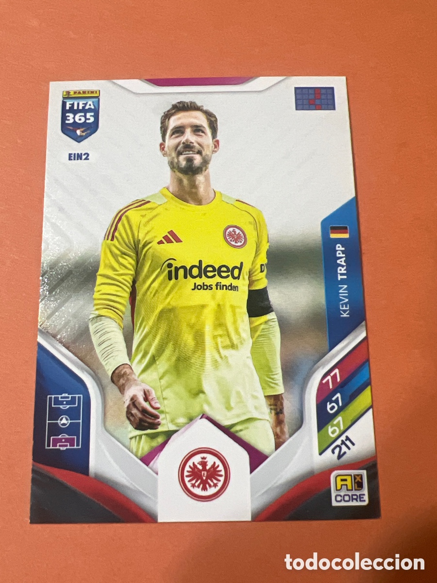 Cromos de f&uacute;tbol: E88. Kevin Trapp EIN2 Adrenalyn XL Fifa 365 2026 Eintracht Frankfurt