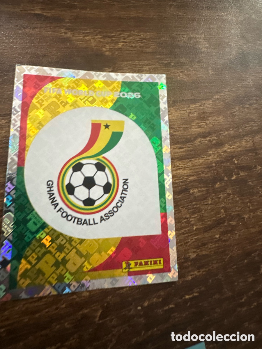 Football Stickers: CROMO PANINI MUNDIAL WORLD CUP 2026 - GHA1 GHA 1 - ESCUDO - GHANA