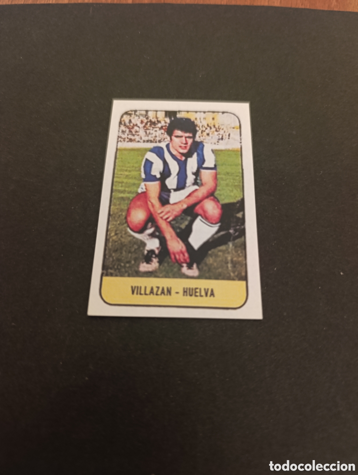 Football Stickers: Cromo Villaz&aacute;n Recreativo de Huelva Liga Este 78 79, ampliaci&oacute;n de la colecci&oacute;n.