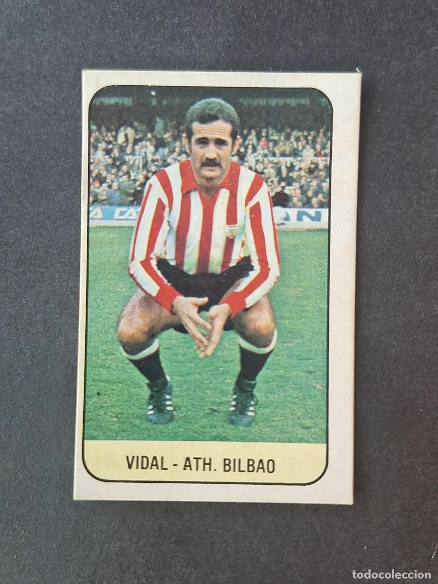 Cromos de f&uacute;tbol: L3 VIDAL ATHLETIC CLUB DE BILBAO LIGA ESTE 1978 1979 78 79 DESPEGADO RECUPERADO