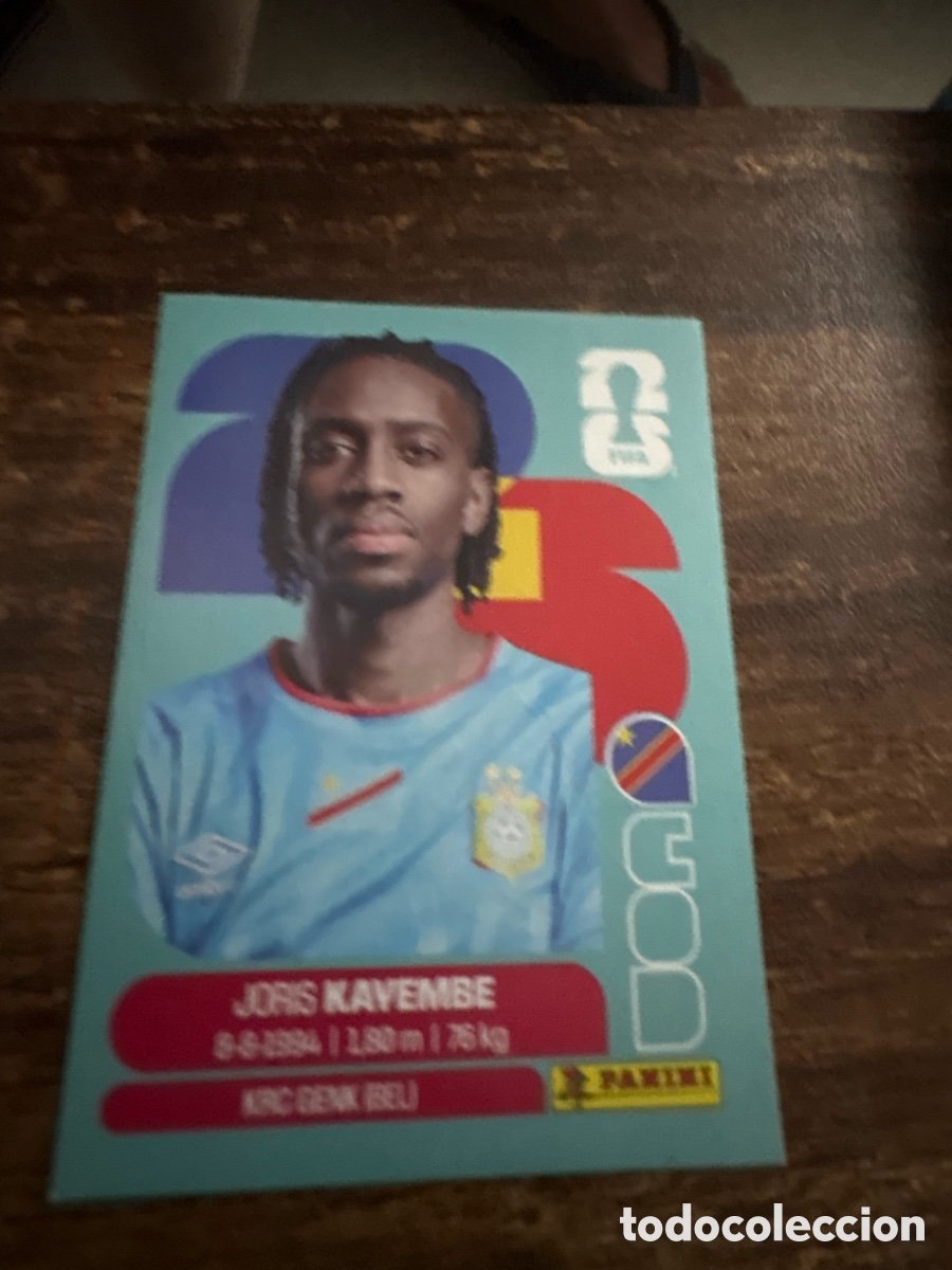 Cromos de f&uacute;tbol: COD 7 COD7 JORIS KAVEMBE REPUBLICA CONGO ⚽ PANINI FIFA MUNDIAL WORLD CUP 26 2026 STICKER ⚽