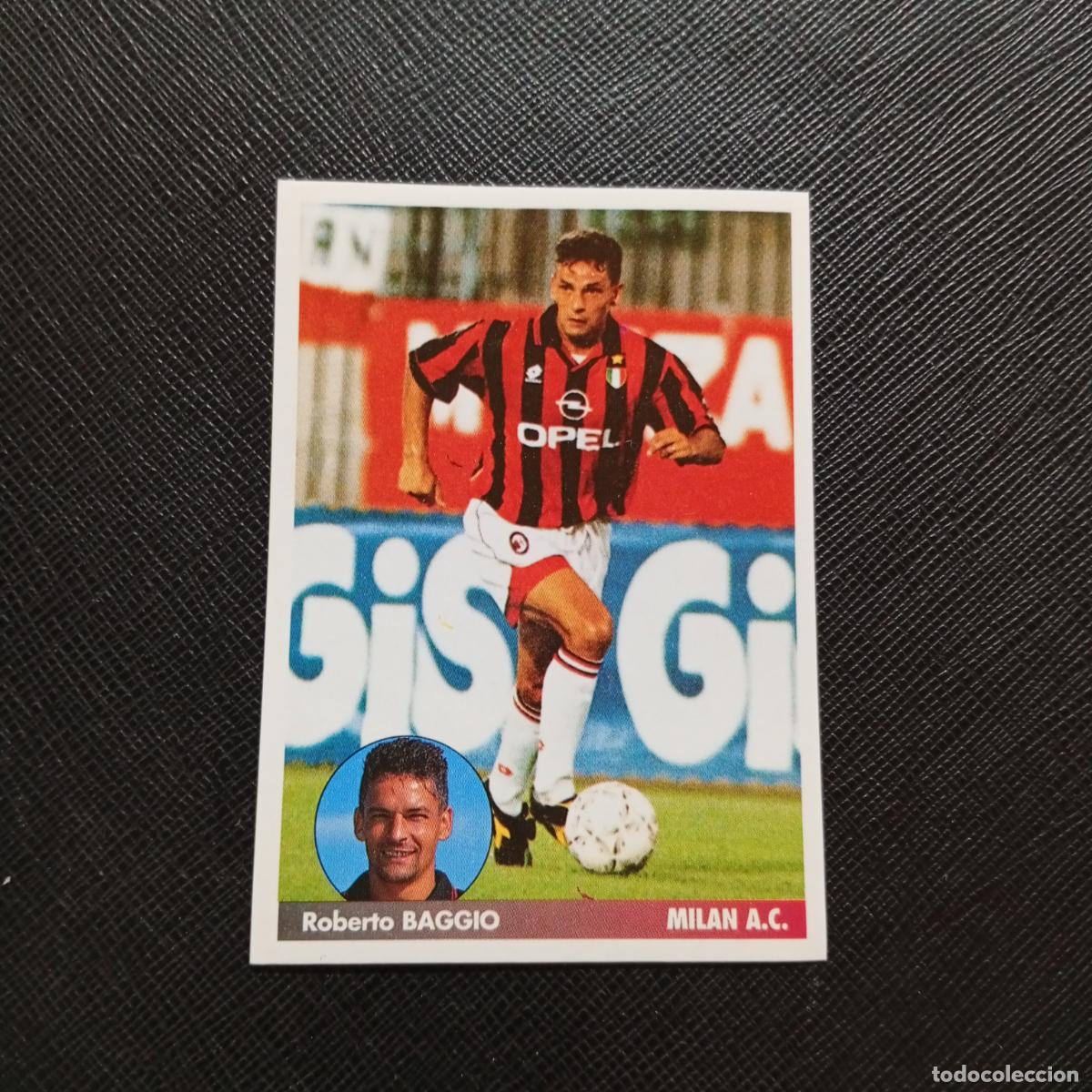 Cromos de f&uacute;tbol: 166 ROBERTO BAGGIO MILAN PANINI 1996 1997 LOS MEJORES EQUIPOS DE EUROPA 96 97 - SIN PEGAR - A62 PG28