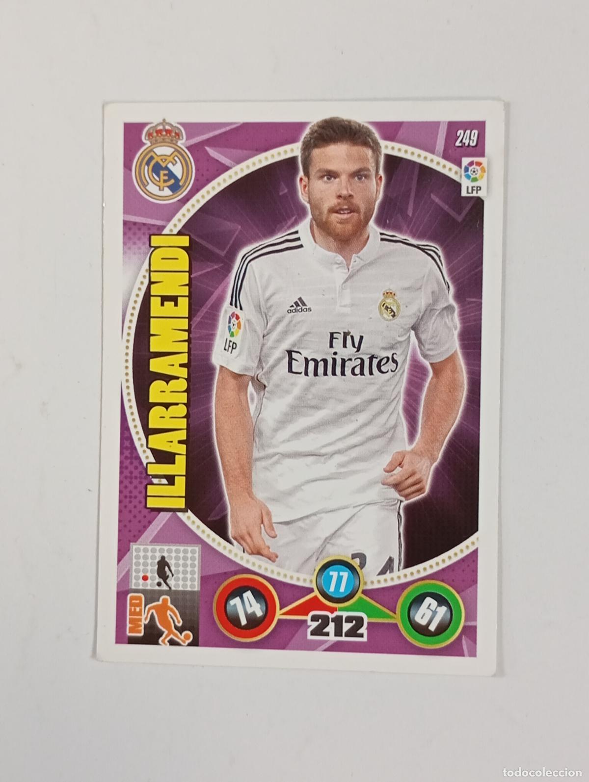 Cromos de f&uacute;tbol: CROMO TARJETA ADRENALYN. LIGA 2014-15. ILLARAMENDI. REAL MADRID. TDKP29Y