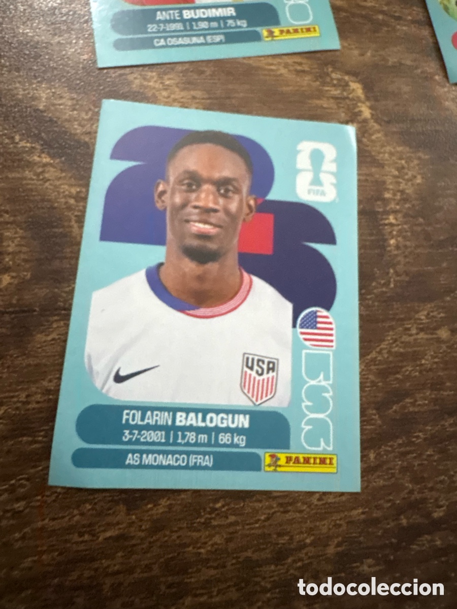Cromos de f&uacute;tbol: USA 20 USA20 FOLARIN BALOGUN USA ⚽ PANINI FIFA MUNDIAL WORLD CUP 26 2026 STICKER ⚽