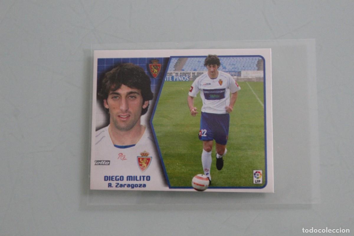 Cromos de f&uacute;tbol: ESTE 05 06 DIEGO MILITO FICHAJE N&ordm; 46 SIN PEGAR