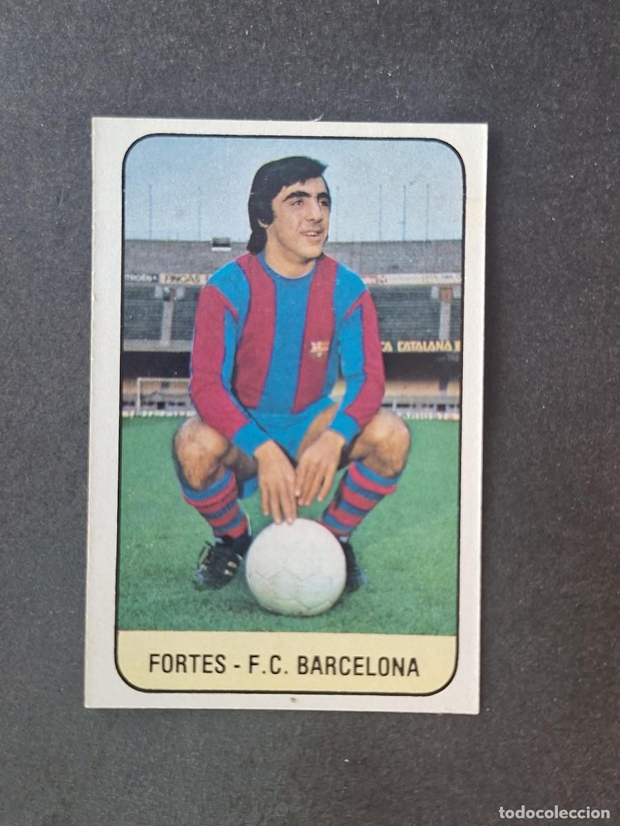 Cromos de f&uacute;tbol: L3 FORTES F. C. BARCELONA LIGA ESTE 1978 1979 78 79 DESPEGADO RECUPERADO