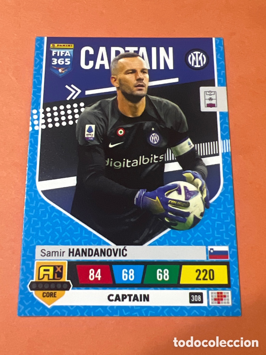 Cromos de f&uacute;tbol: E161. 308 HANDANOVIC INTER MILAN ADRENALYN FIFA 365 CROMO 22 23 FUTBOL 2022 2023 LIGA