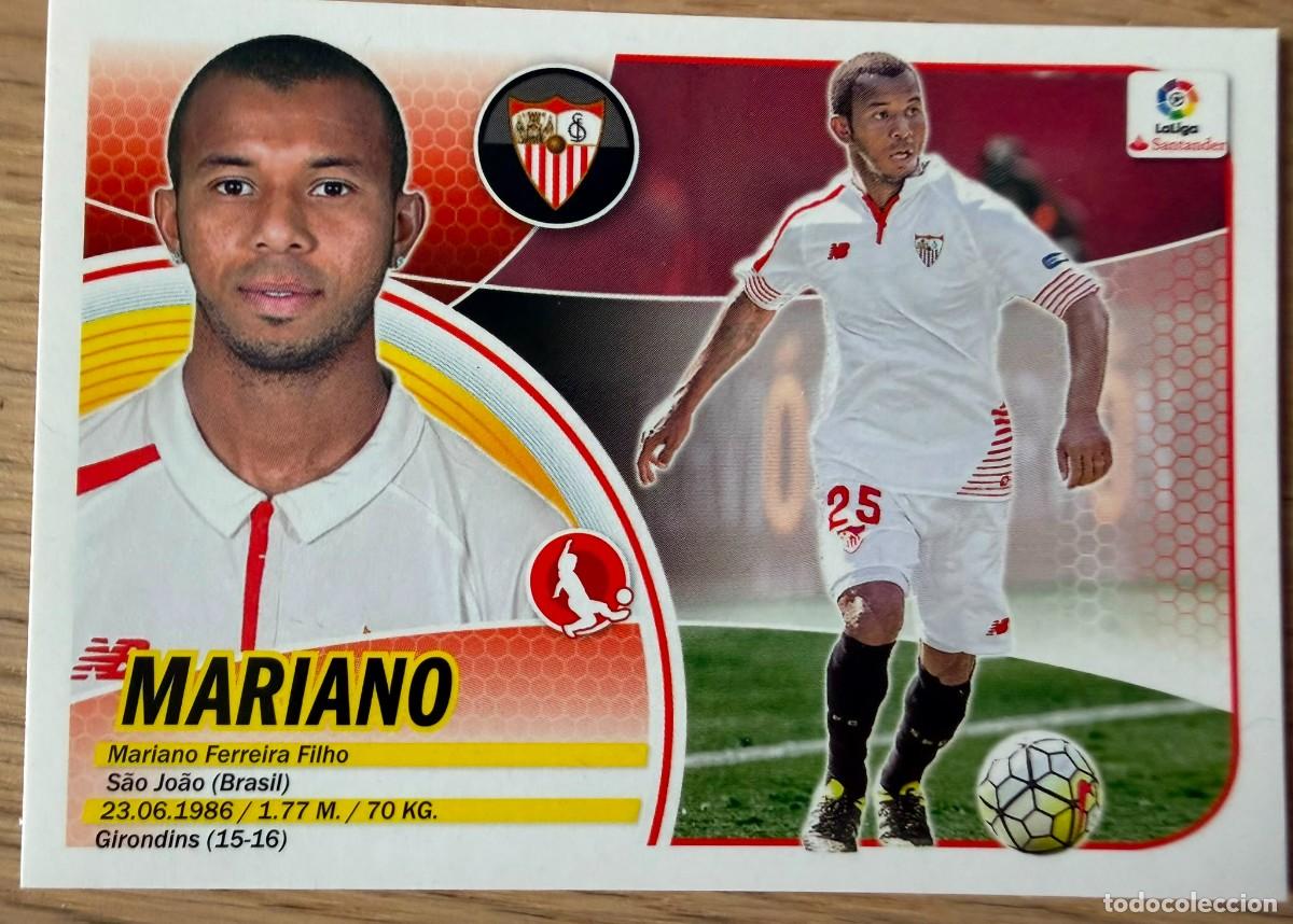 Cromos de Futebol: 3 MARIANO SEVILLA 16 17 2016 2017 LIGA SANTANDER COLECCIONES ESTE SIN PEGAR STICKER
