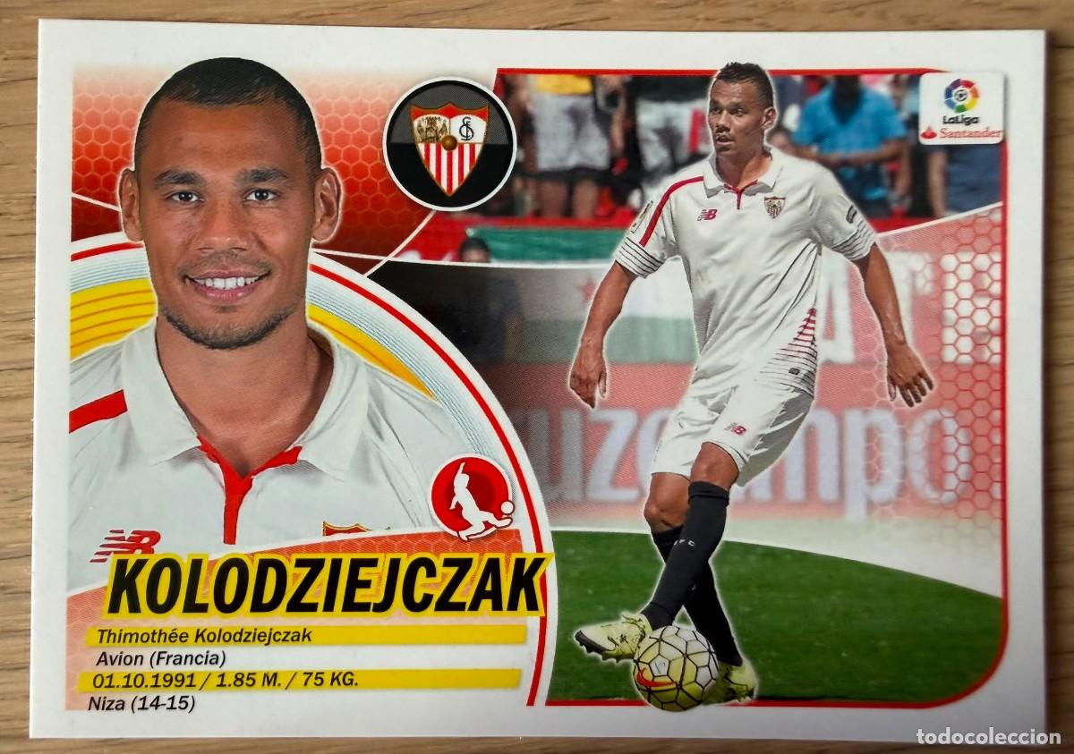 Cromos de f&uacute;tbol: 5 KOLODZIEJCZAK SEVILLA 16 17 2016 2017 LIGA SANTANDER COLECCIONES ESTE SIN PEGAR STICKER
