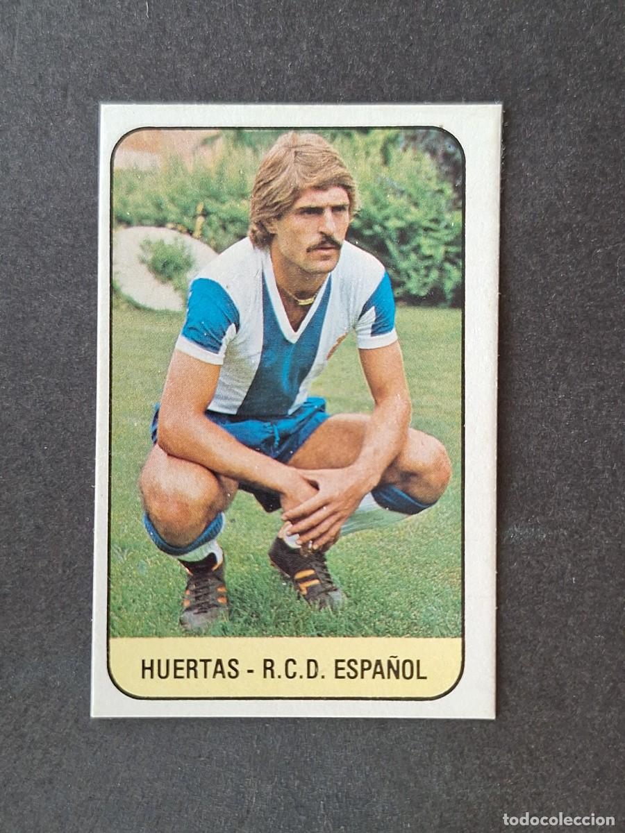 Cromos de f&uacute;tbol: L3 HUERTAS R. C. D. ESPA&Ntilde;OL LIGA ESTE 1978 1979 78 79 DESPEGADO RECUPERADO