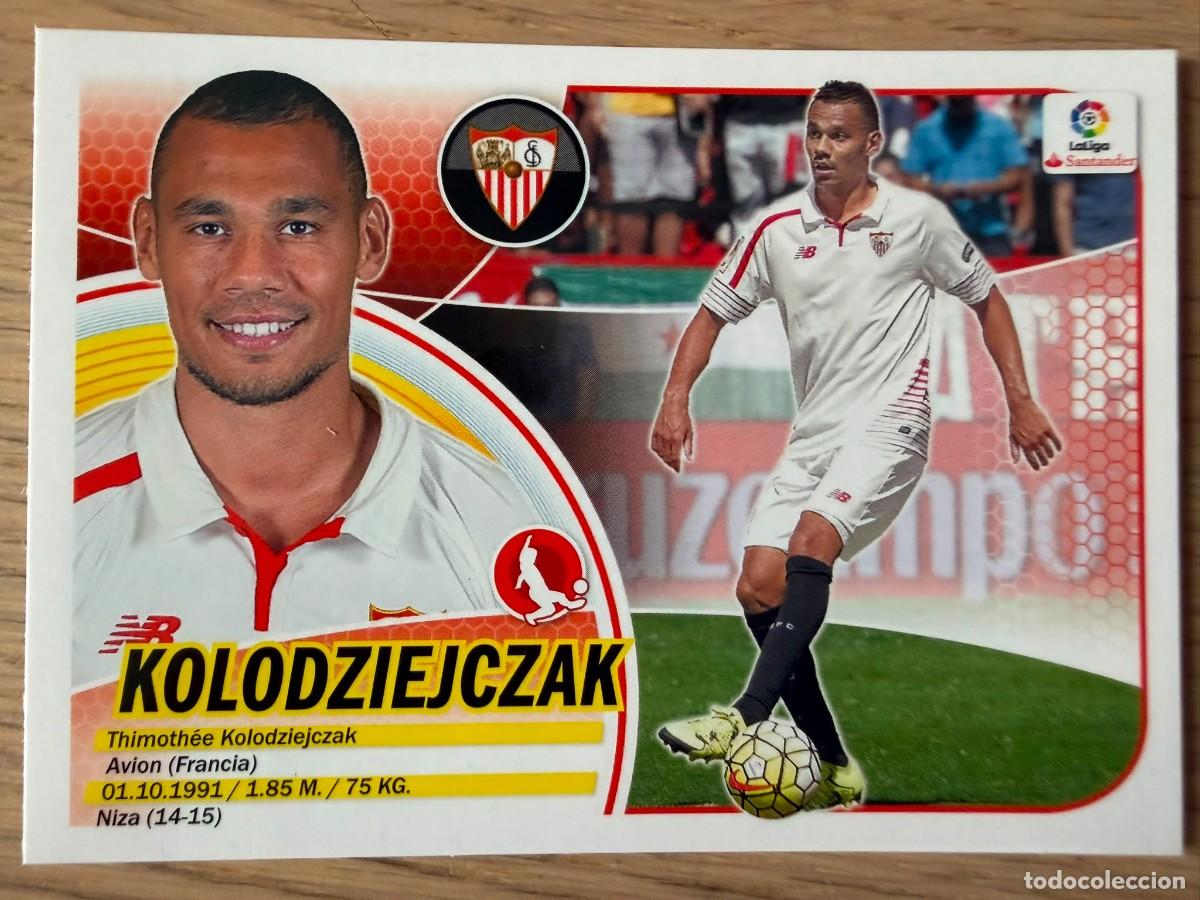 Cromos de f&uacute;tbol: 5 KOLODZIEJCZAK SEVILLA 16 17 2016 2017 LIGA SANTANDER COLECCIONES ESTE SIN PEGAR STICKER