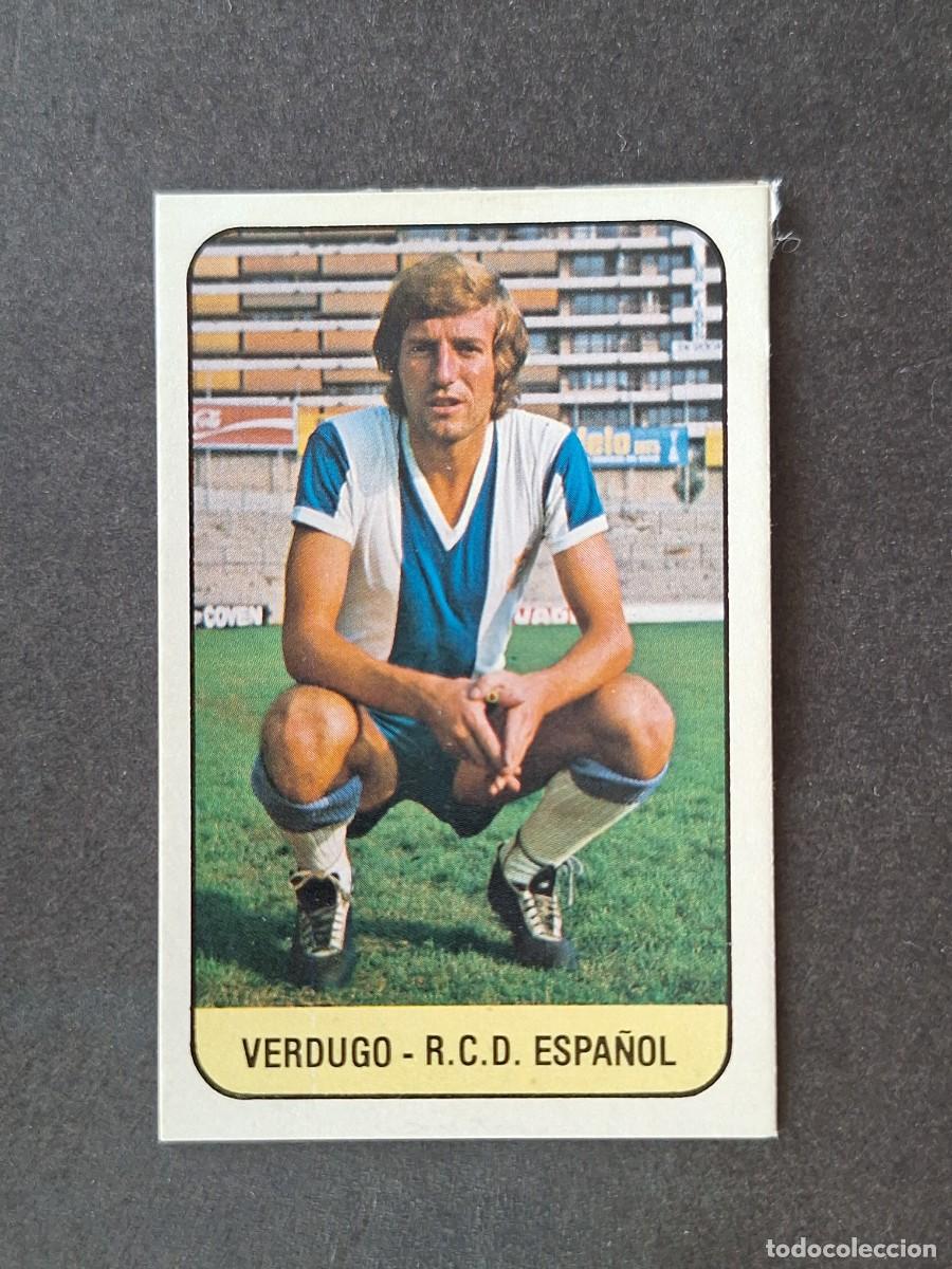 Cromos de f&uacute;tbol: L3 VERDUGO R. C. D. ESPA&Ntilde;OL LIGA ESTE 1978 1979 78 79 DESPEGADO RECUPERADO