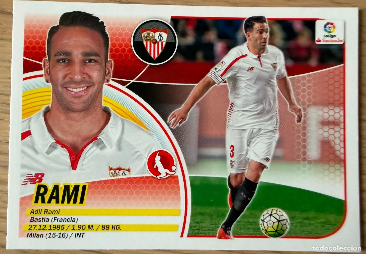 Cromos de f&uacute;tbol: 6 RAMI SEVILLA 16 17 2016 2017 LIGA SANTANDER COLECCIONES ESTE SIN PEGAR STICKER