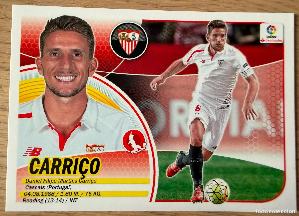 Cromos de f&uacute;tbol: 7 CARRI&Ccedil;O SEVILLA 16 17 2016 2017 LIGA SANTANDER COLECCIONES ESTE SIN PEGAR STICKER