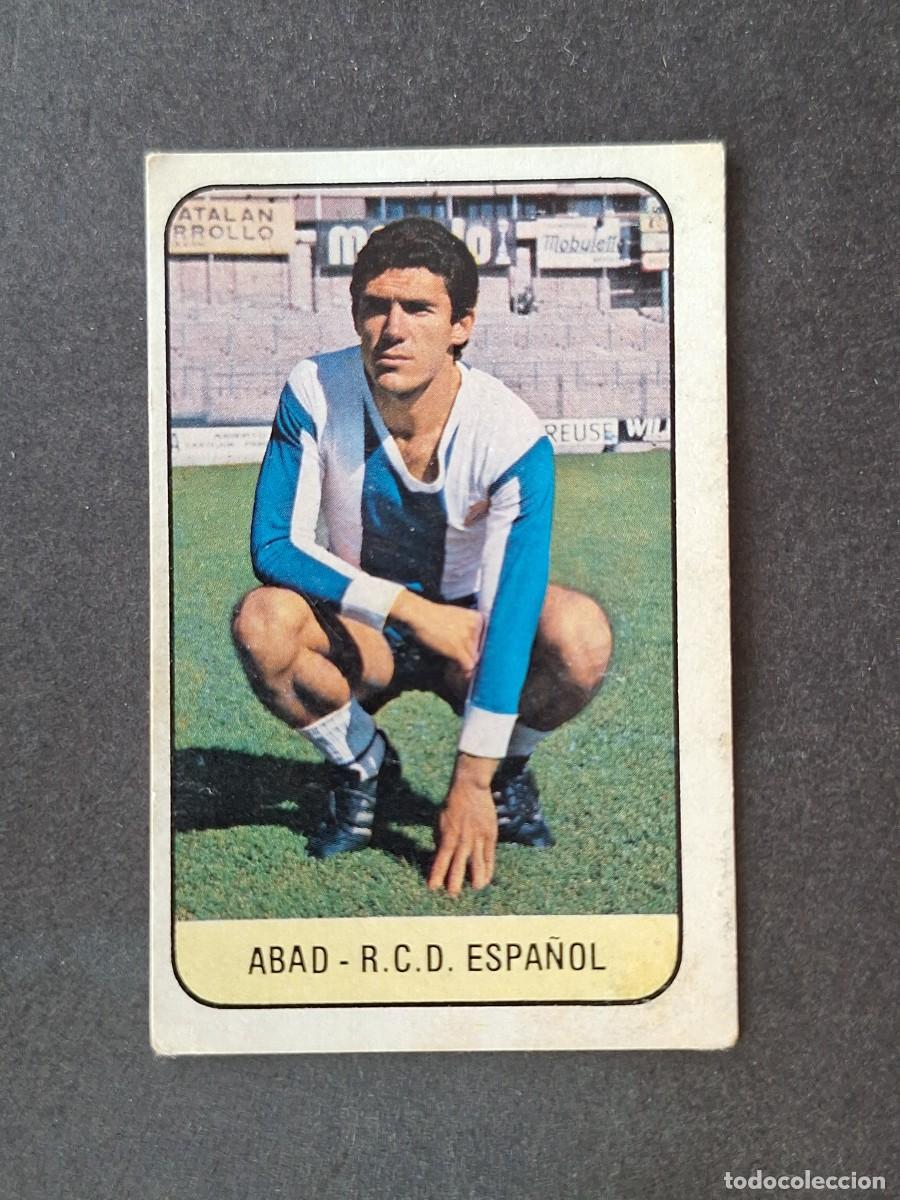 Cromos de f&uacute;tbol: L3 ABAD R. C. D. ESPA&Ntilde;OL LIGA ESTE 1978 1979 78 79 DESPEGADO RECUPERADO