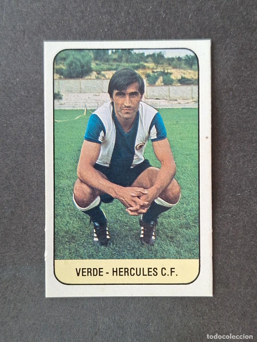 Cromos de f&uacute;tbol: L3 VERDE HERCULES C. F. LIGA ESTE 1978 1979 78 79 DESPEGADO RECUPERADO